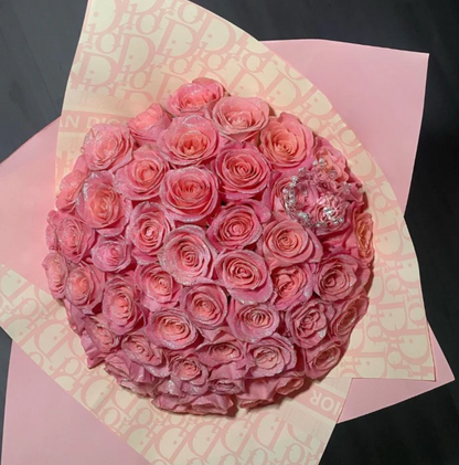 Glitter Rose-Bouquet