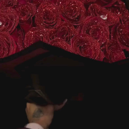 Glitter Rose-Bouquet